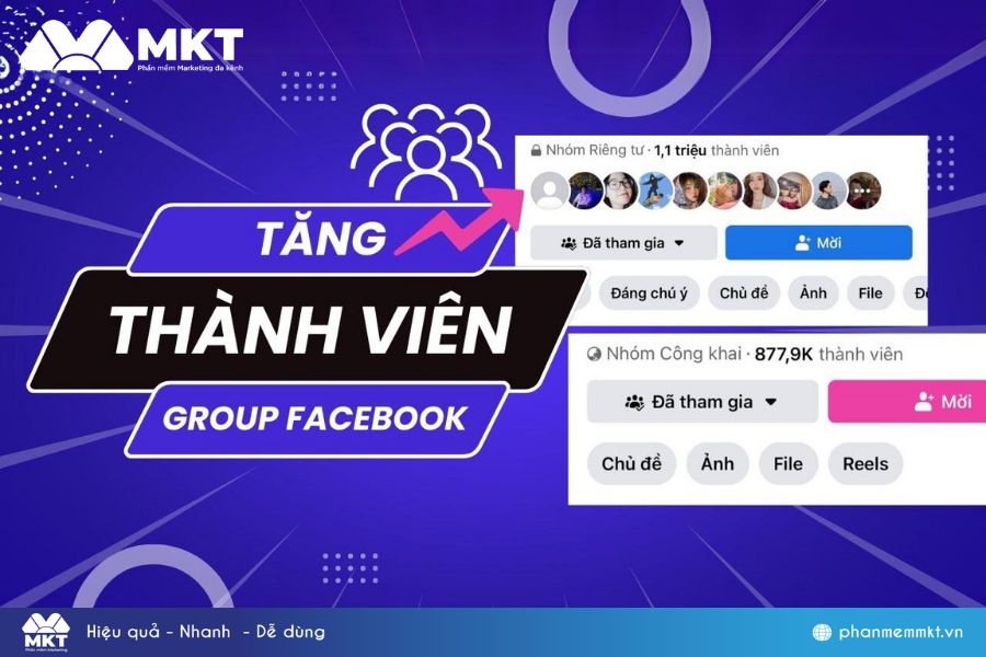 Cách tăng thành viên nhóm Facebook