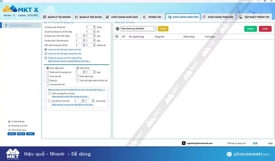 Phần mềm MKT Twitter Phần mềm MKT Twitter