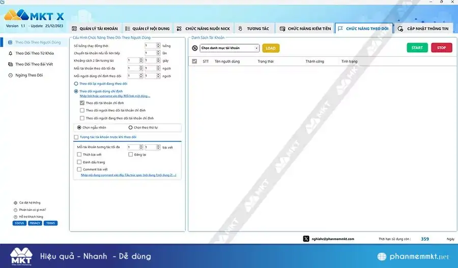 Phần mềm MKT Twitter Phần mềm MKT Twitter