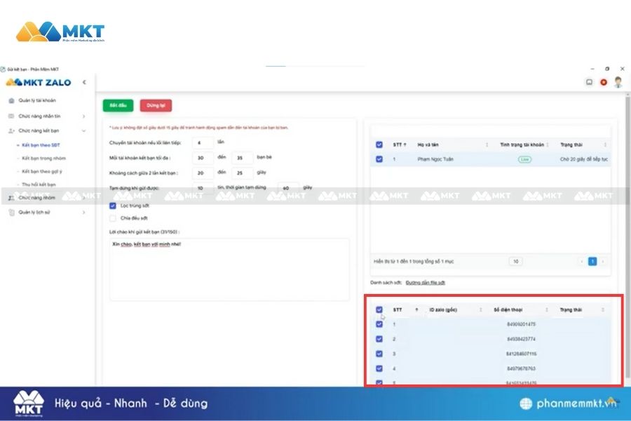 Hướng dẫn cách kết bạn Zalo hàng loạt Hướng dẫn cách kết bạn Zalo hàng loạt