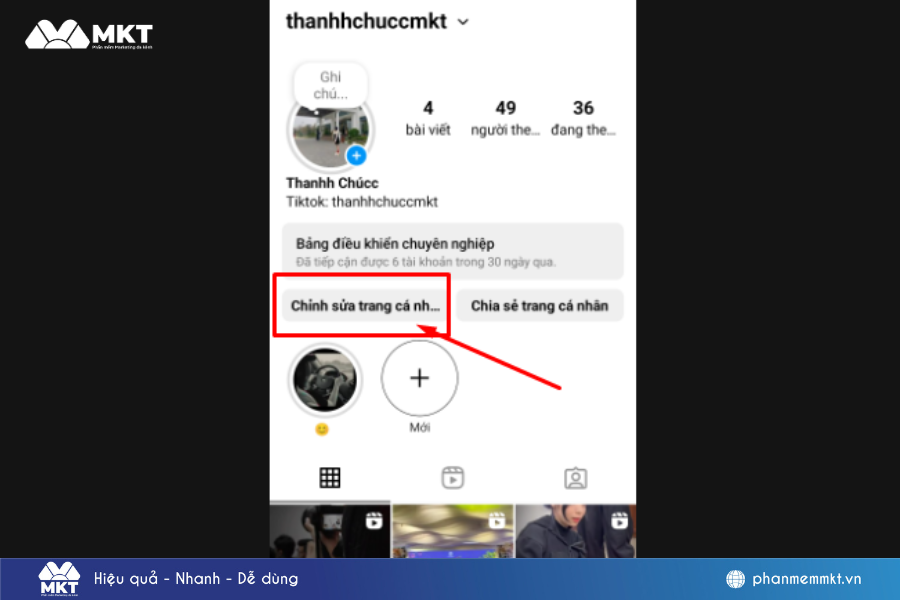 Cách đổi tên trên điện thoại cách đổi tên trên Instagram trên máy tính
