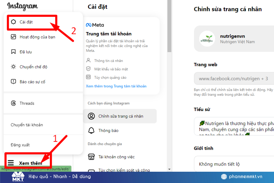 Cách đổi tên trên máy tính cách đổi tên trên Instagram trên máy tính