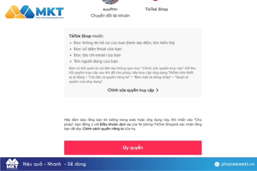 Hãy kiểm tra kỹ lưỡng và nhấn Xác nhận để hoàn tất. Cách bán hàng trên Tiktok Shop hiệu quả tức thì