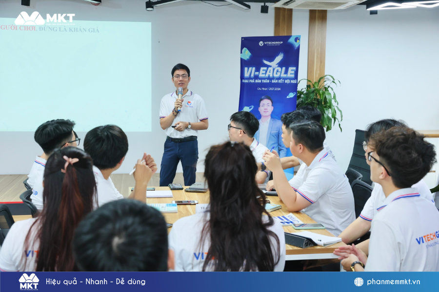 Anh Lê Đức Nam – CEO tập đoàn ViTech Group chia sẻ Khai Phá Bản Thân - Gắn Kết Đội Ngũ: Hành Trình Phát Triển Cùng Phần Mềm MKT