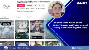 phần mềm seeding livestream TikTok