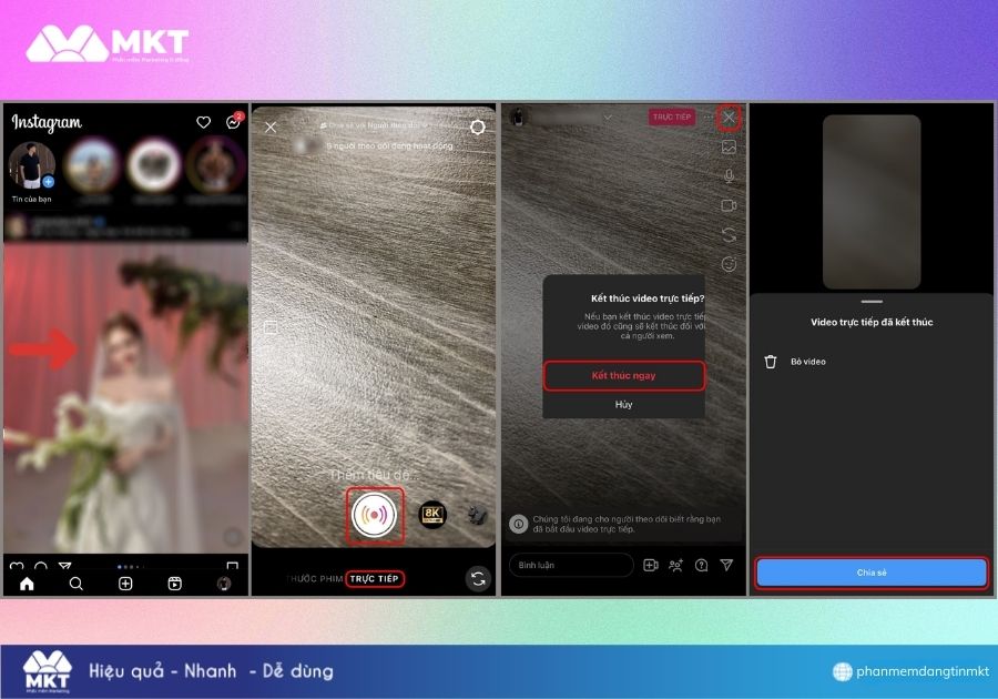 Cách livestream trên Instagram