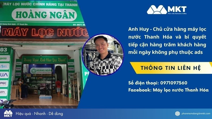 Cửa hàng máy lọc nước Hoàng Ngân