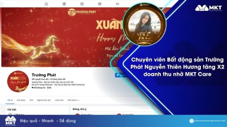 Chuyên viên Bất động sản Trường Phát X2 doanh thu nhờ đăng bài Facebook tự động