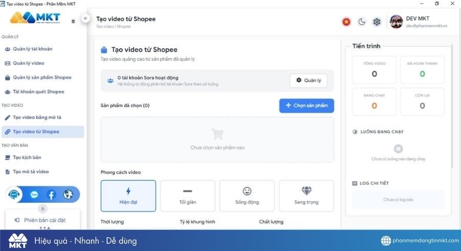 Phần mềm tạo video bằng AI